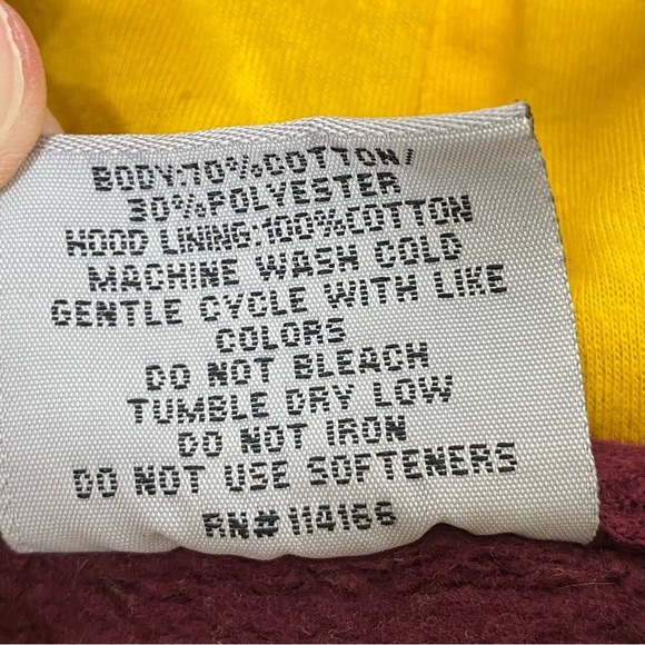 Minnesota Golden Gophers Hoodie  Sweatshirt Adult Size Medium Ski U Mah - Picture 7 of 7